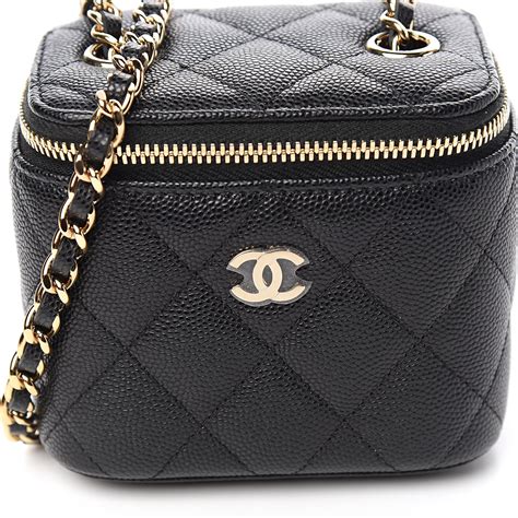 chanel vanity case bag small|chanel vanity case with chain.